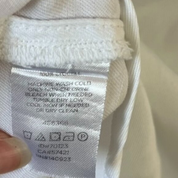 Lou & Grey White Button Down Long Sleeve Women's XS - Picture 5 of 5